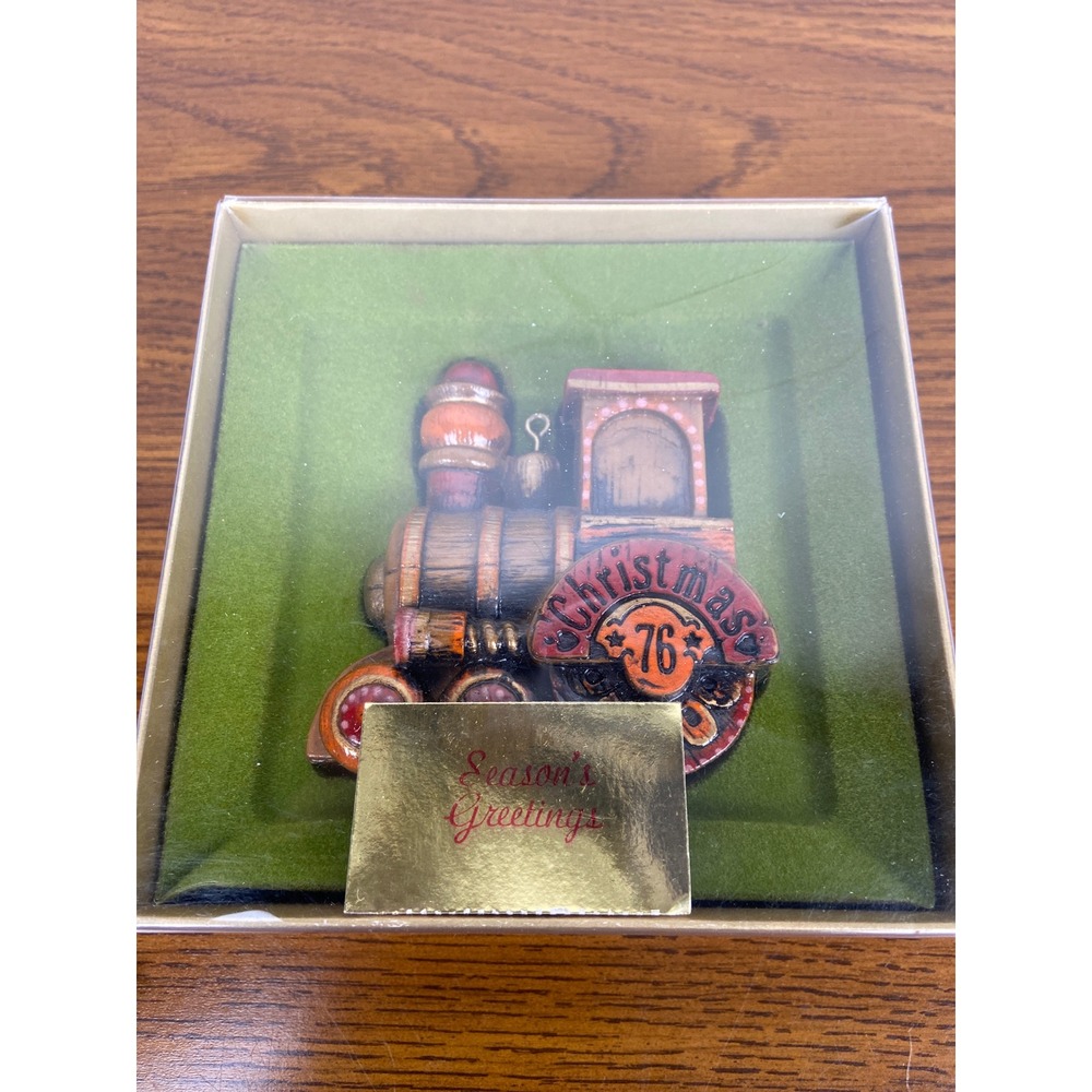 Hallmark Christmas Train Ornament Yesteryears 1976 Tree‎ Trimmer Collection